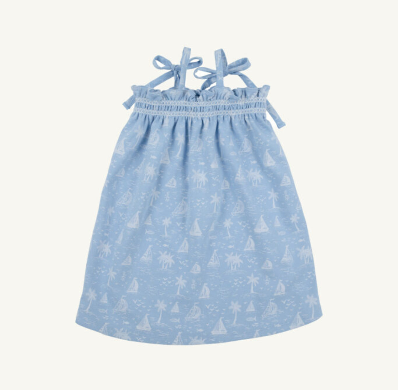 Lainey’s Little Dress-Pima-Bay Side Boats/Worth Ave White
