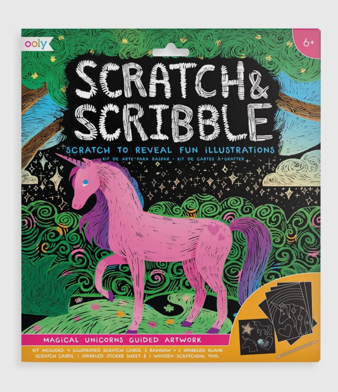 Scratch and Scribble- Magical Unicorns