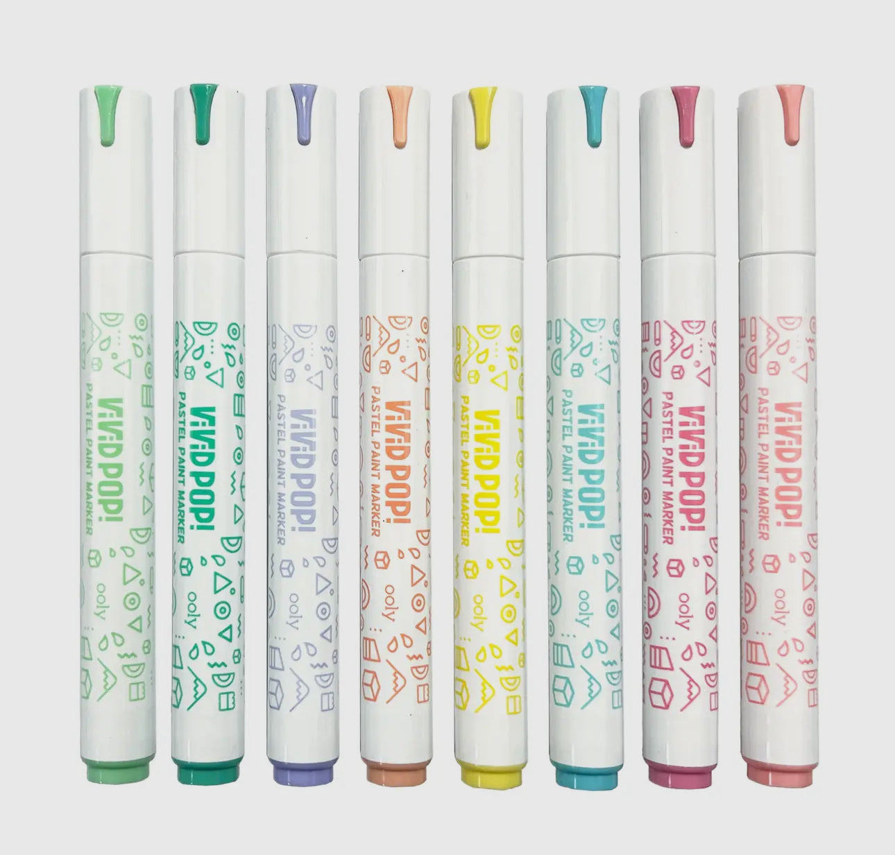 Vivid Pop! Water Based Paint Markers - Pastel