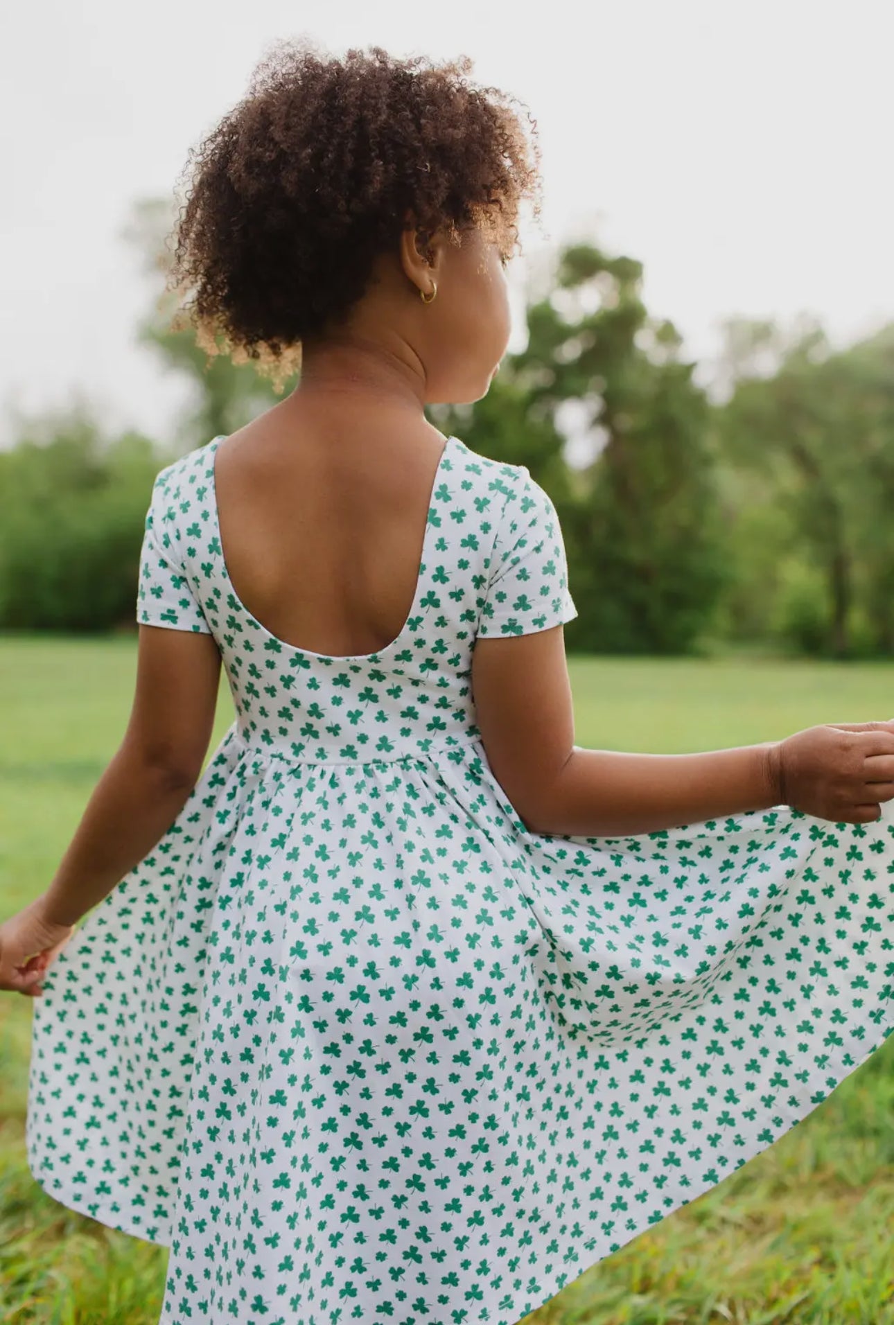 Classic Twirl Dress in Shamrock