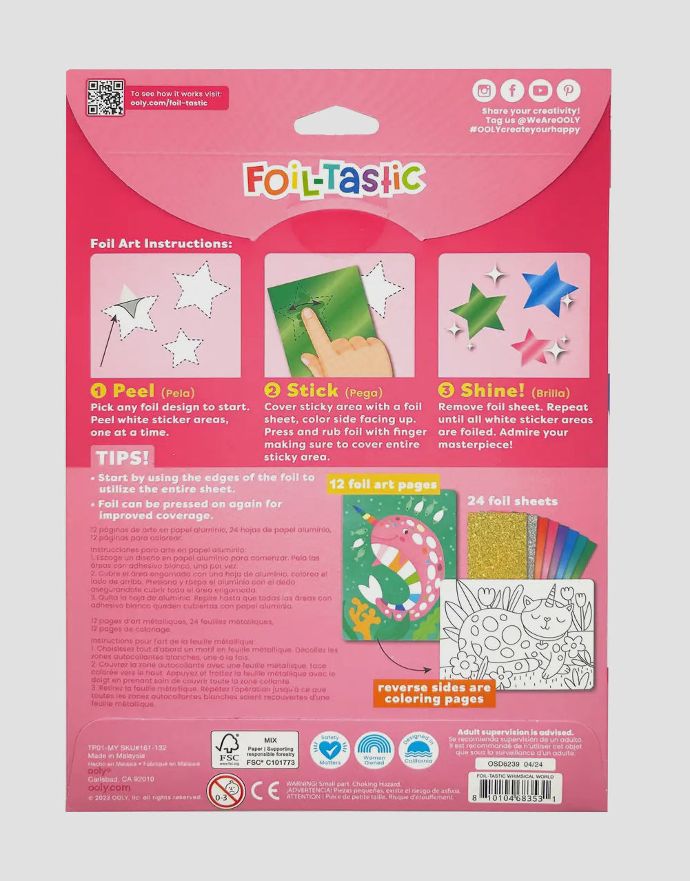 Foil-Tastic Foil Art Kit-Whimsical World