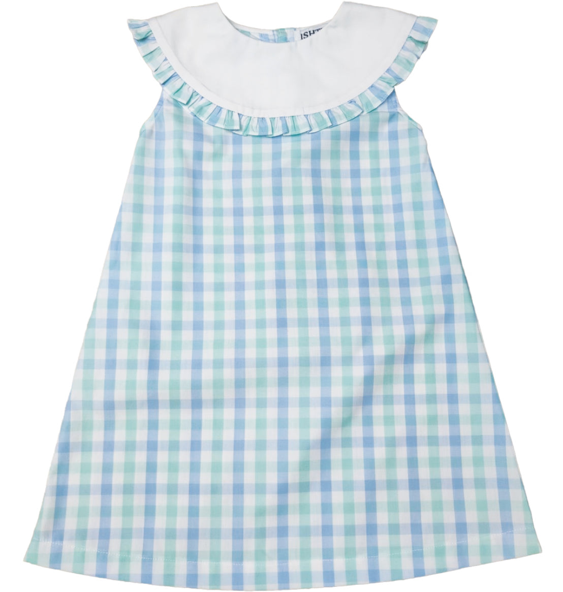 Aqua Plaid Girl’s Dress