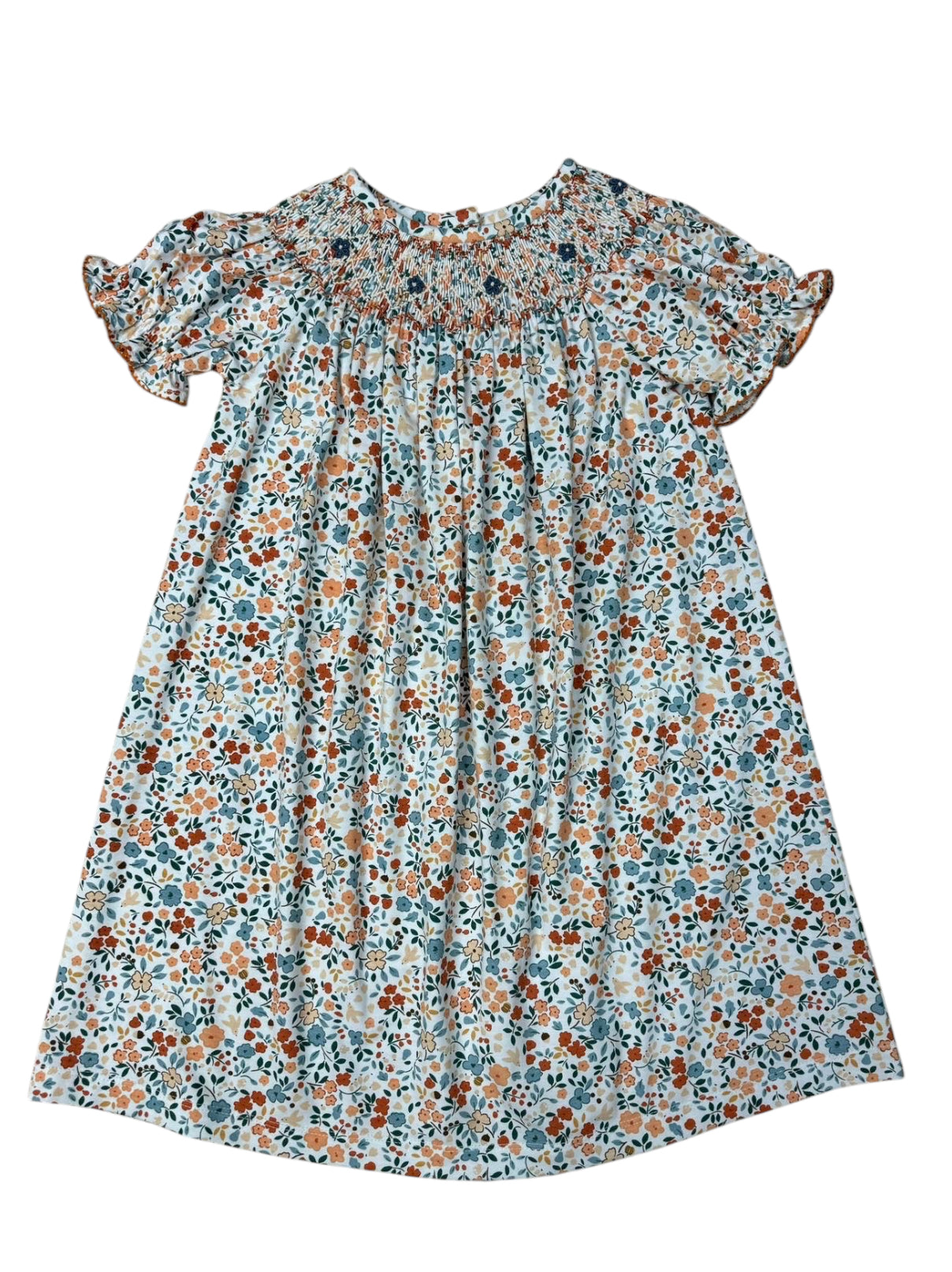 Autumn Blooms Smocked Geo Bishop