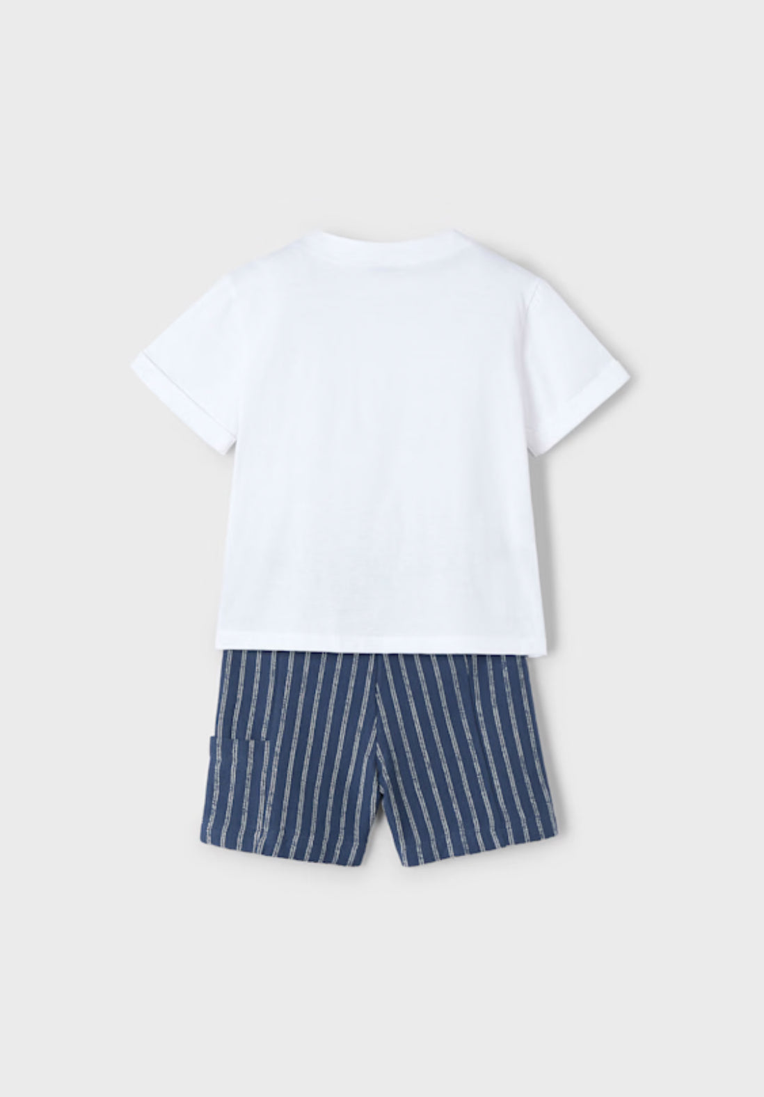 Boys Striped Shorts and T-Shirt Set