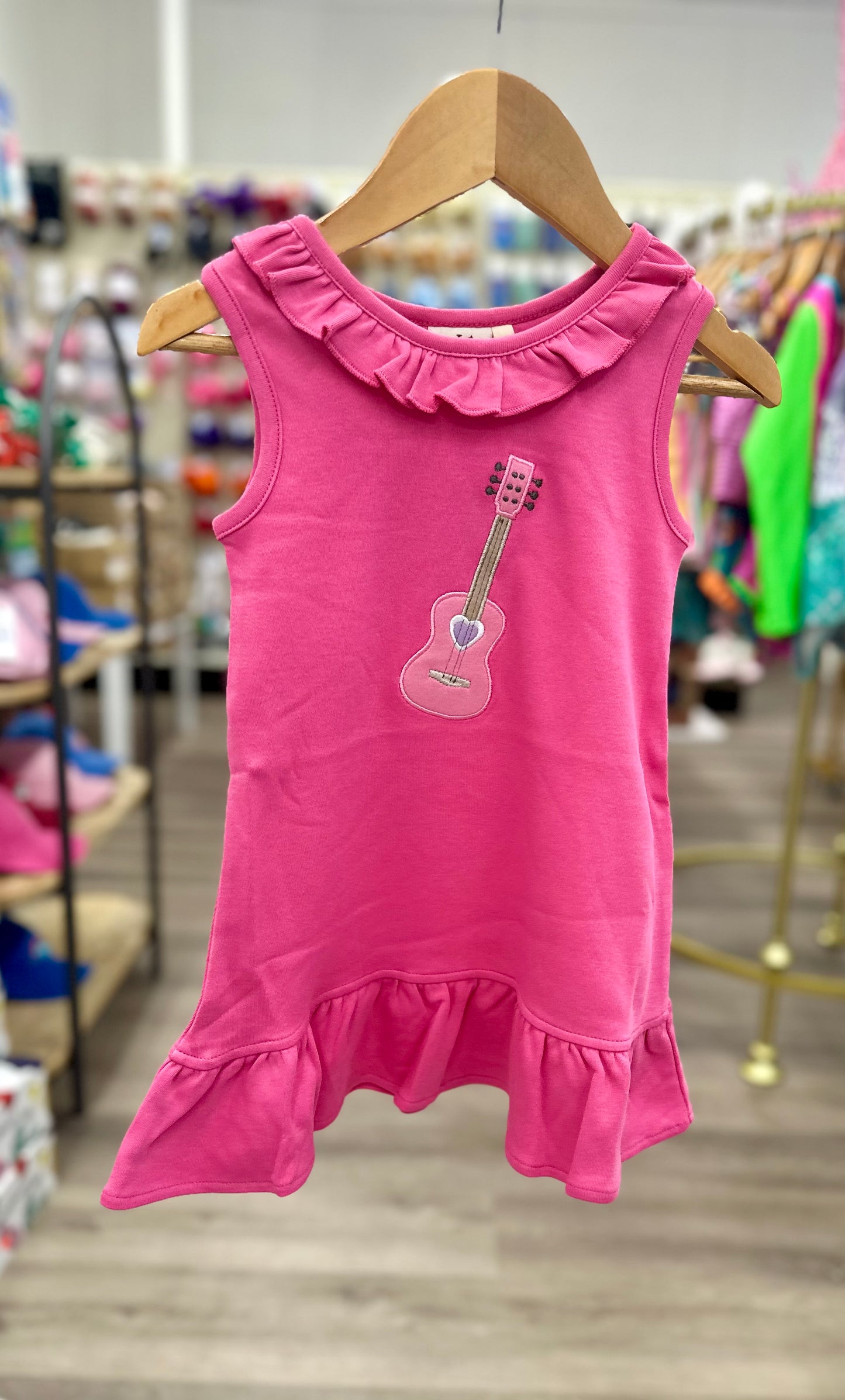 Dk. Pink, Sleeveless Guitar Dress