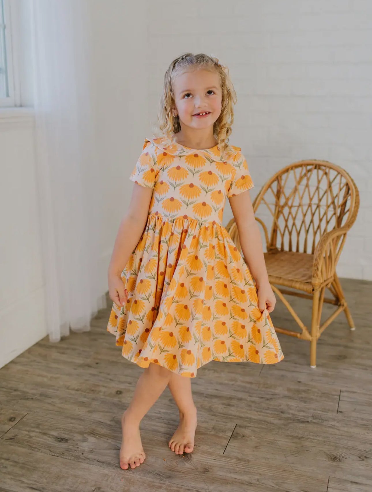 Elizabeth Dress in Sunflower