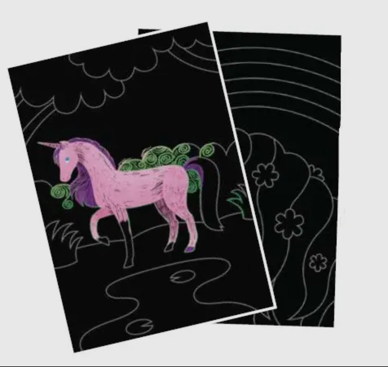 Scratch and Scribble- Magical Unicorns