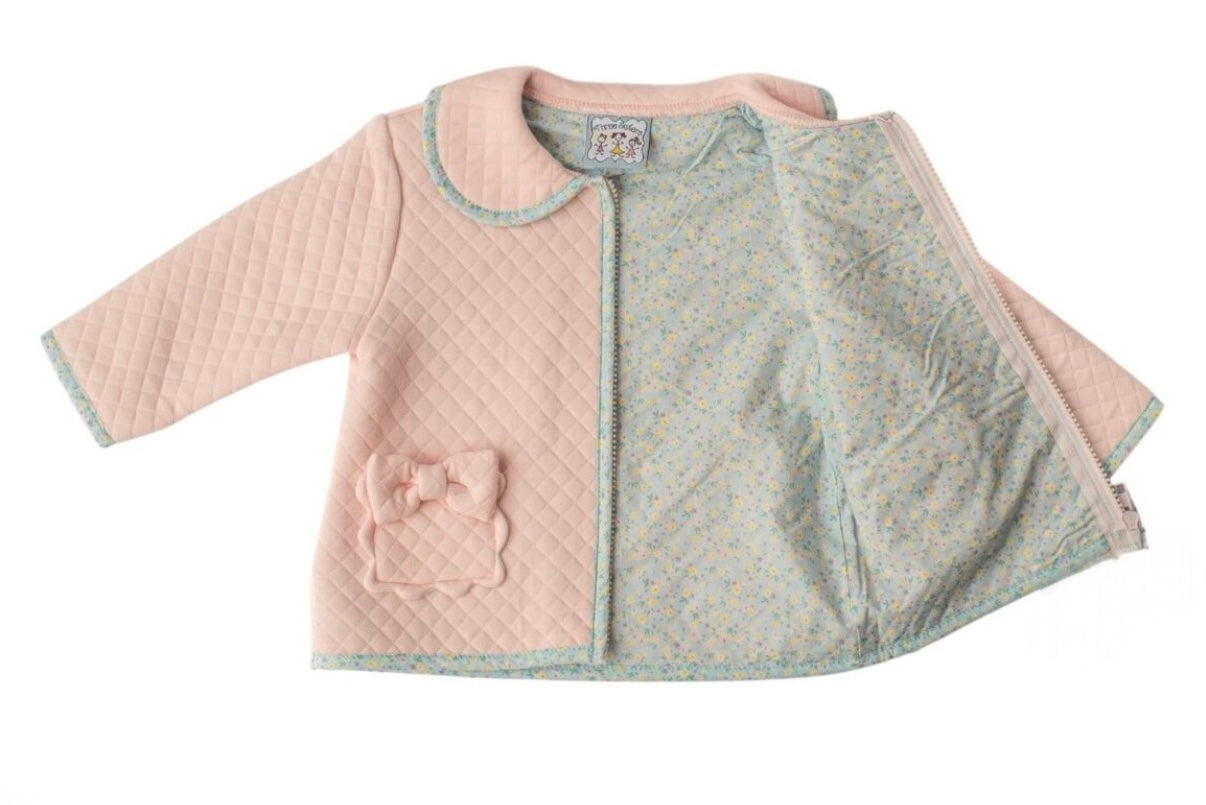 Lydia Girls Pink/Floral Jacket