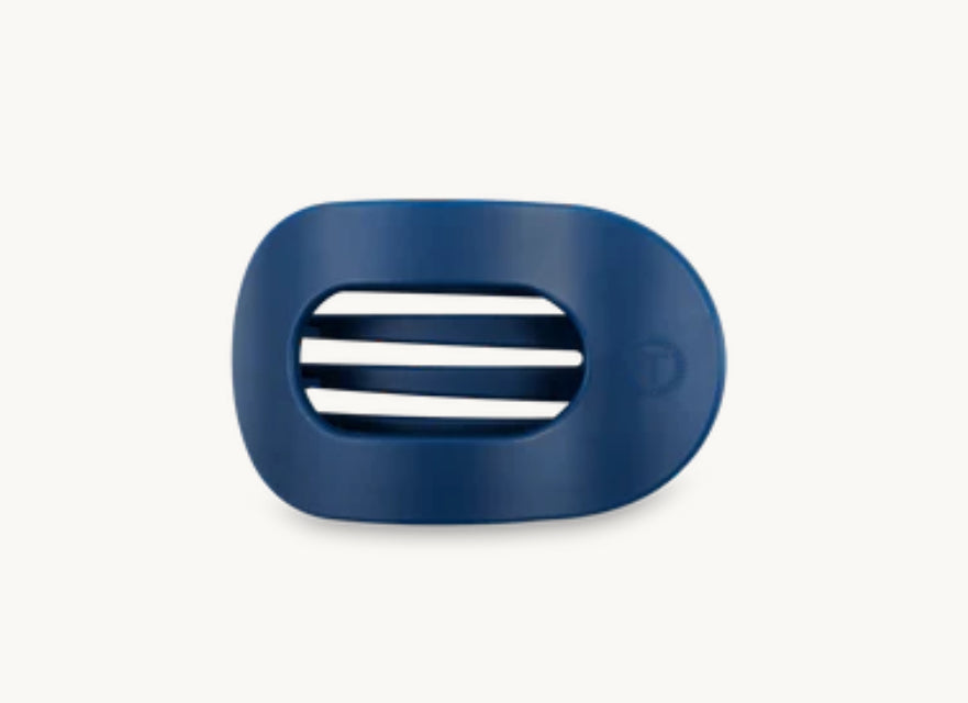 Midnight Rain Medium Round Flat Hair Clip