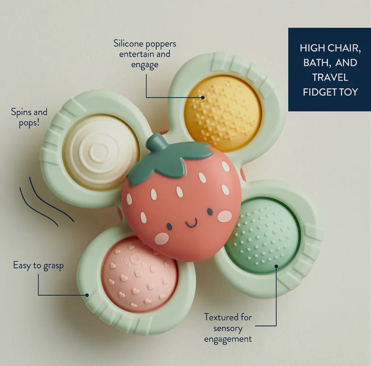 Itzy Pop and Whirl- Bath/Travel Toy