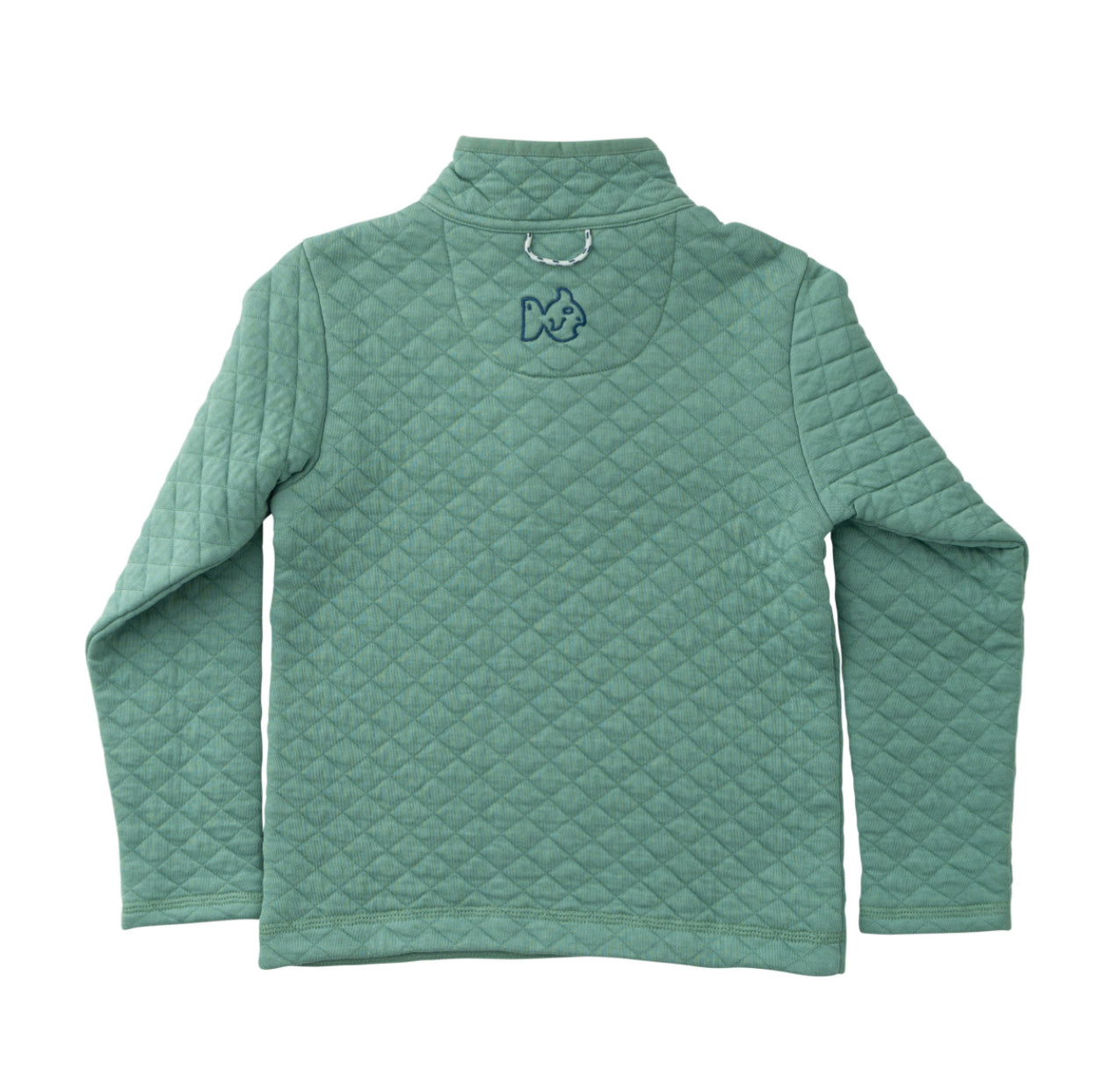 Boys Quilted Zip Pullover
