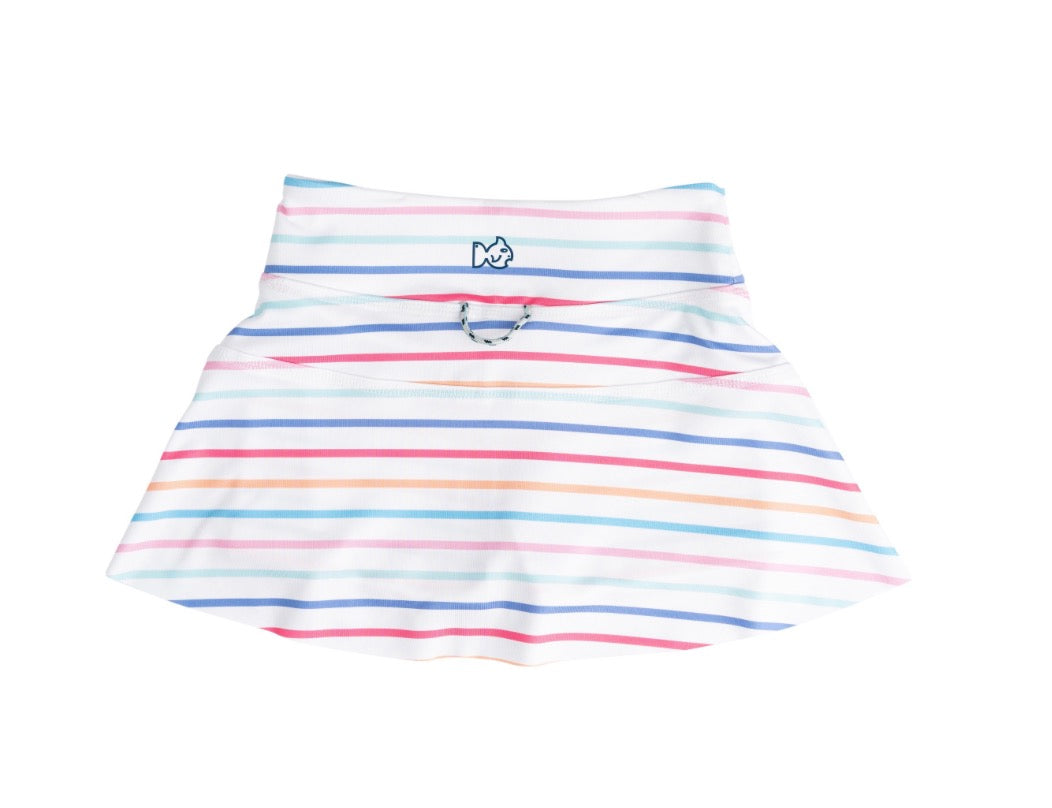 Girls' Tennis Twirl Skort- Sun-kissed Stripe