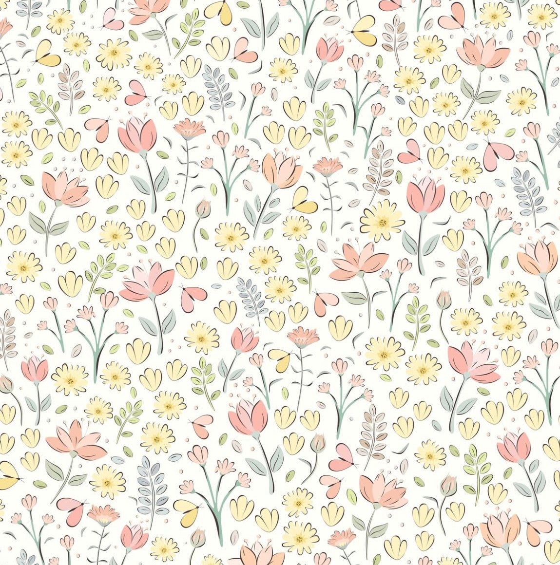 Sophie Wildflower Scallop Dress