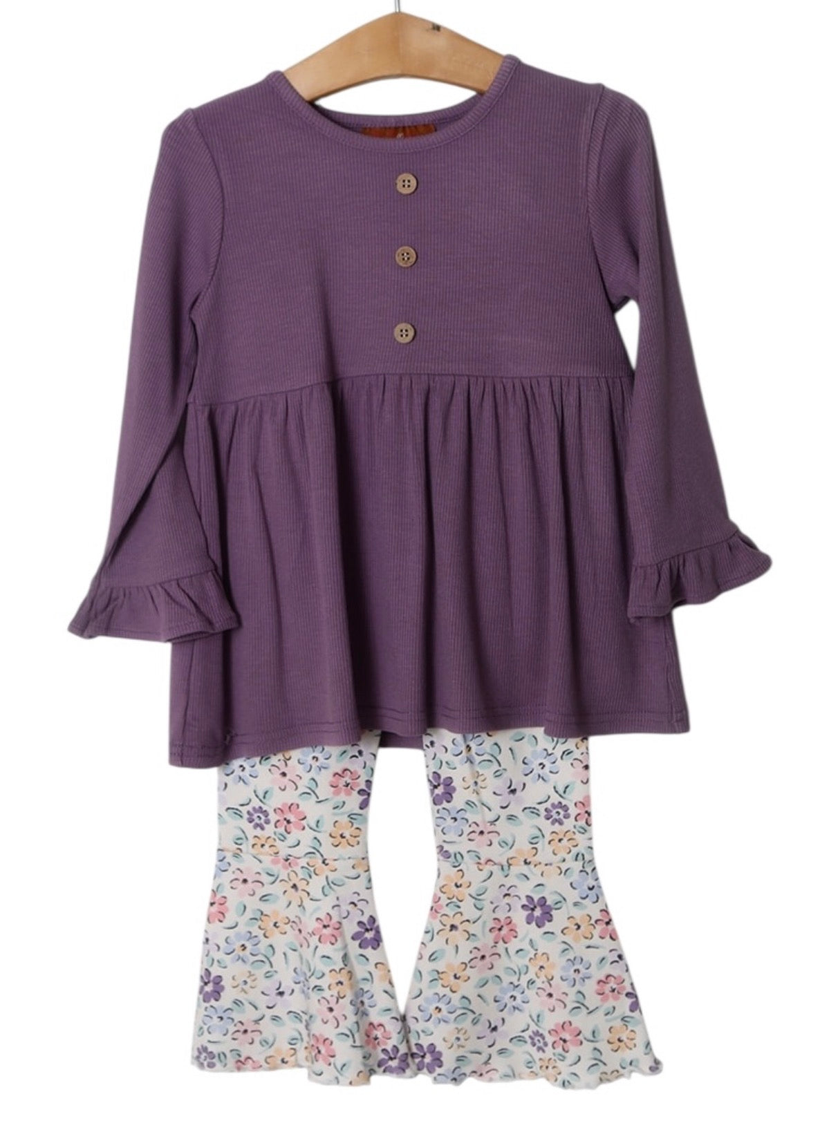 Mini Meadow Floral Bell Bottom Set