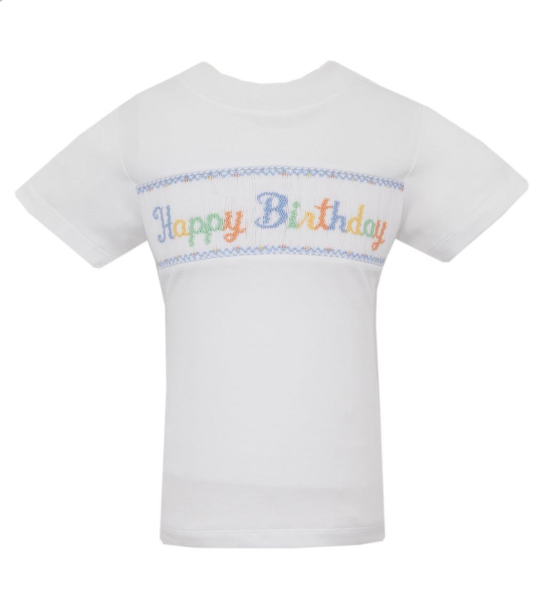 HAPPY BIRTHDAY BOY´S- White Knit Boy's T-shirt