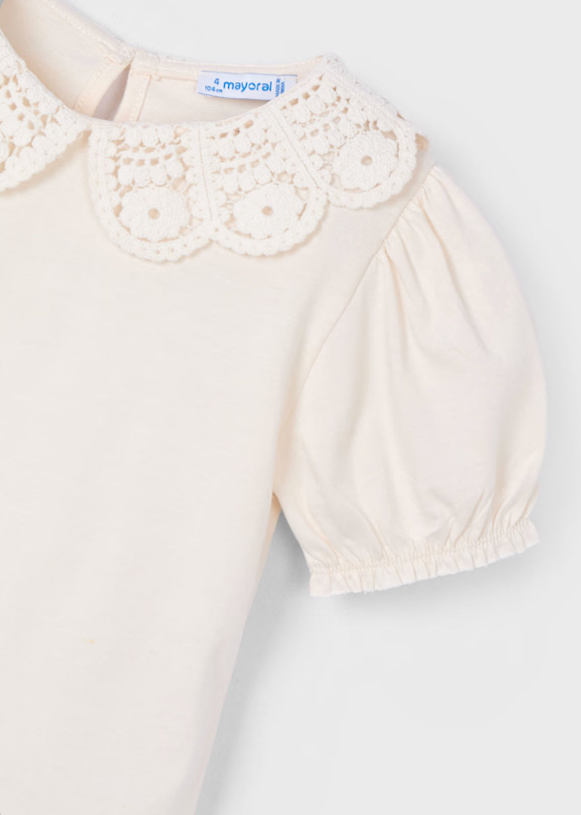 Crochet Collar Tshirt
