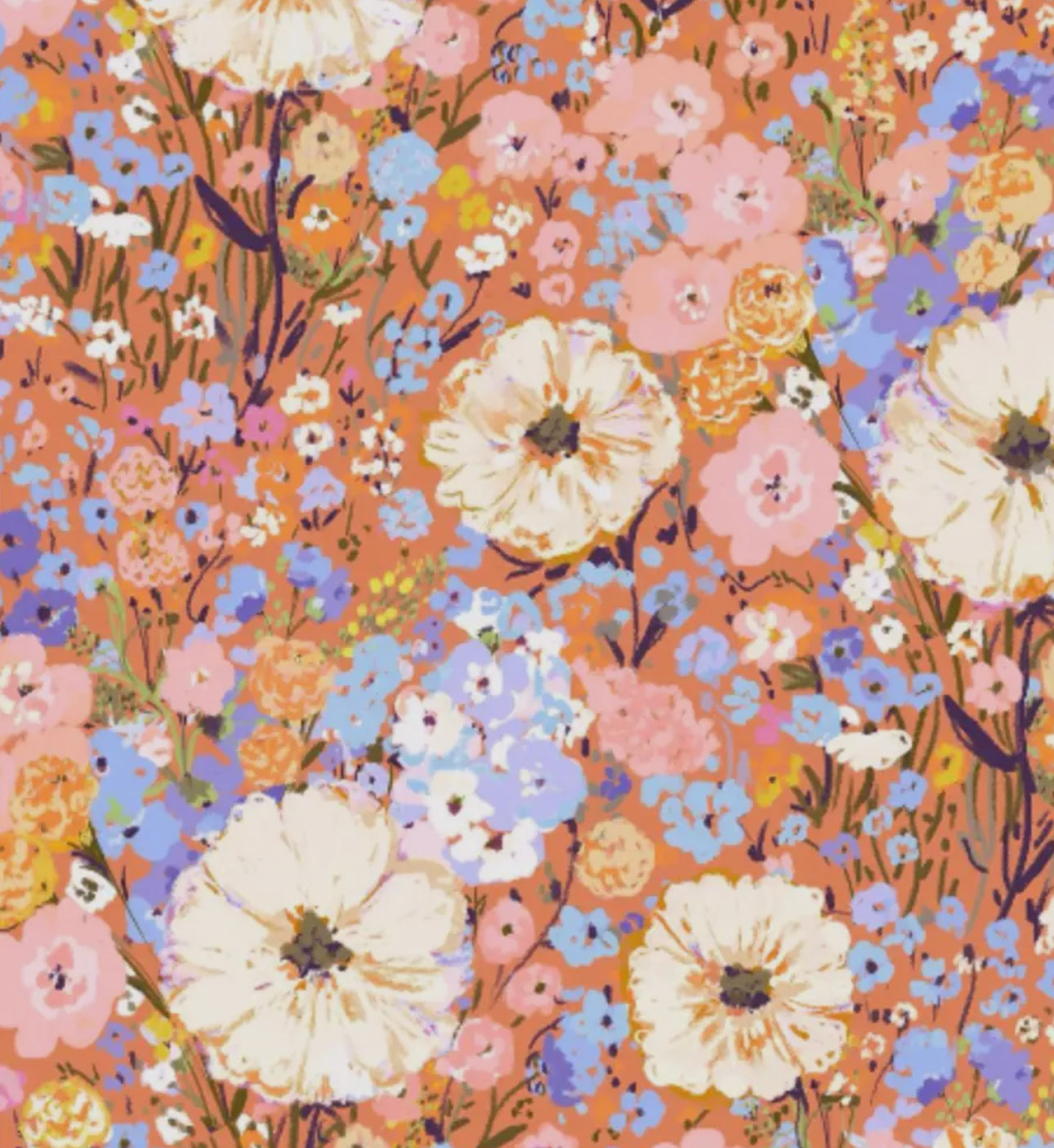 Puff Dress in Pumpkin Bouquet