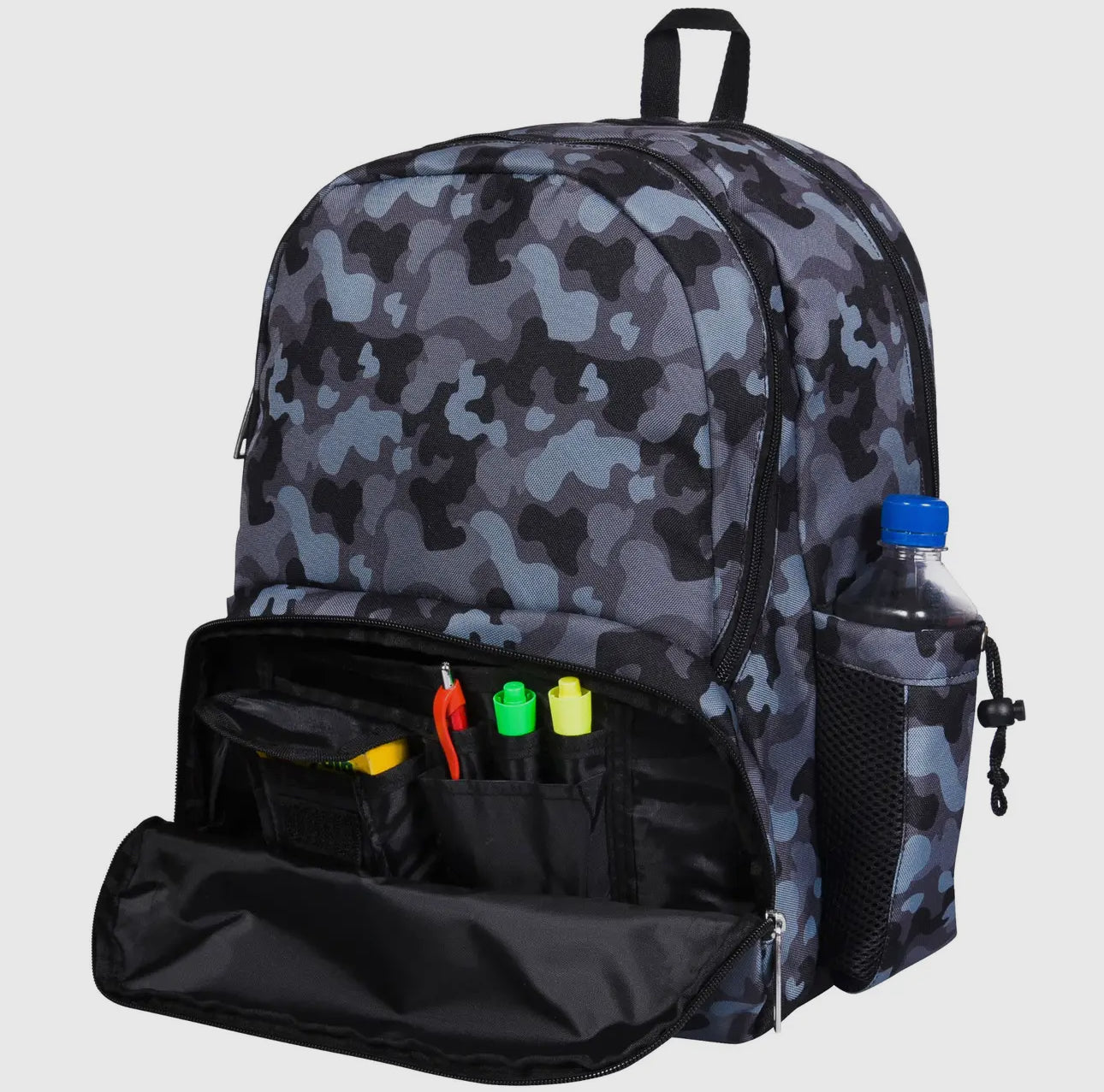 Black Camo Backpack 17in