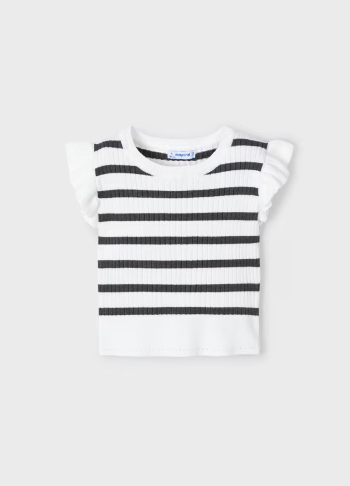 Girl Ribbed Knit Top
