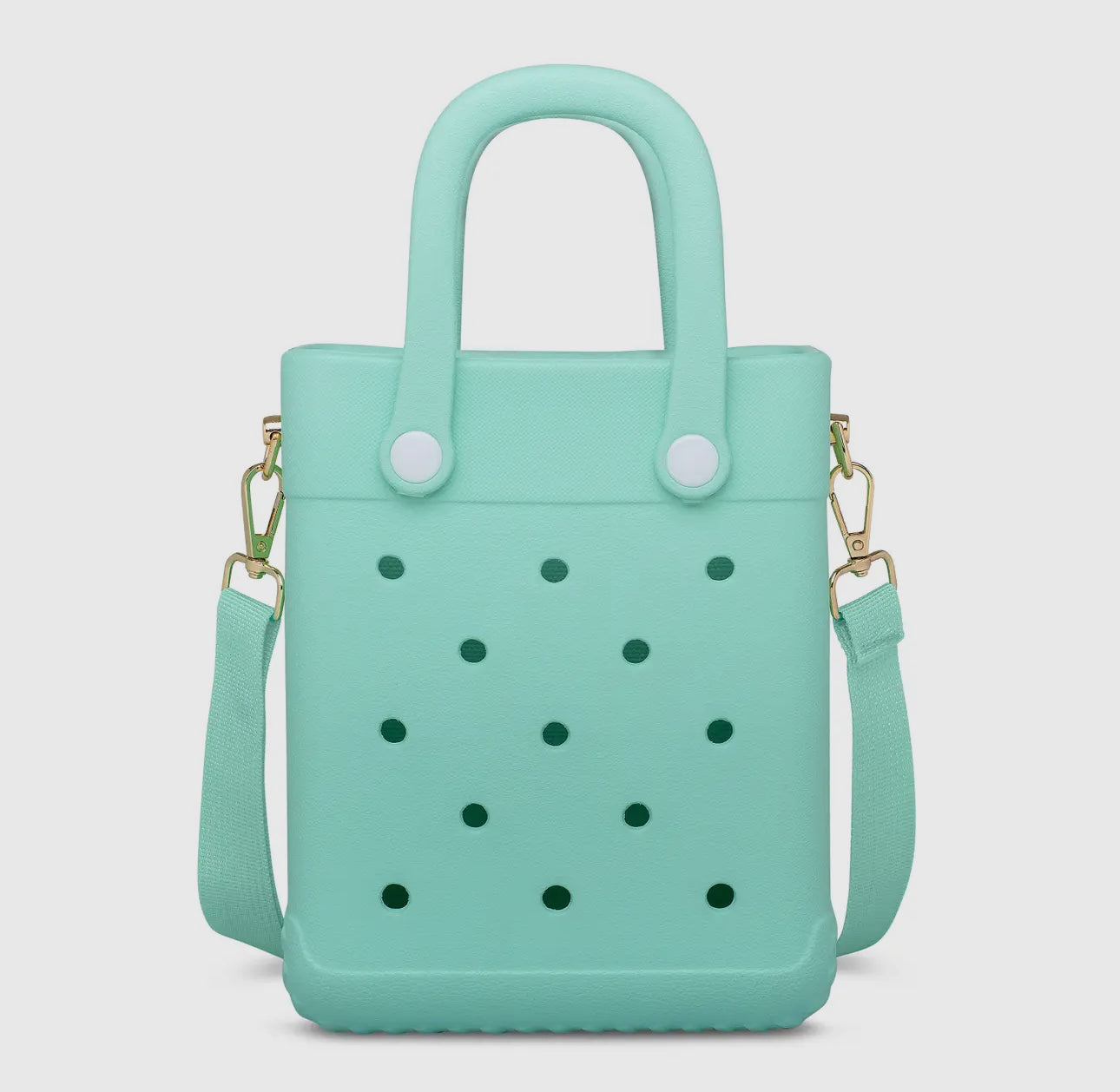 Mint Charm Summer Beach Mini Tote Bag