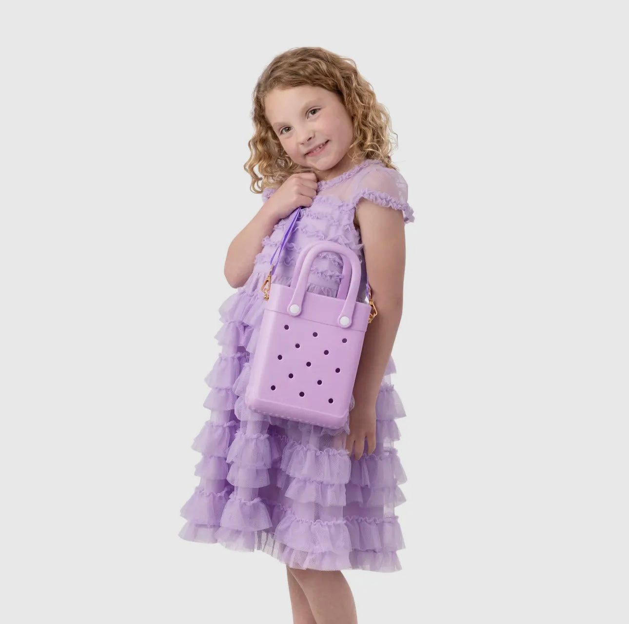 Purple Charm Summer Beach Mini Tote Bag