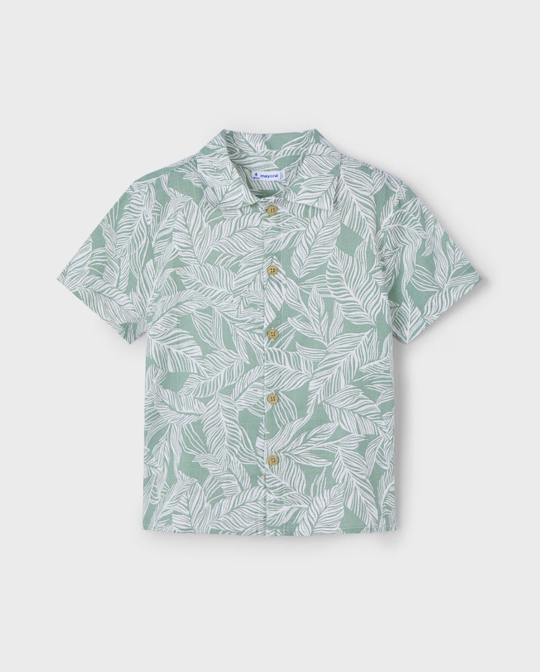 Boy Tropical Print Shirt