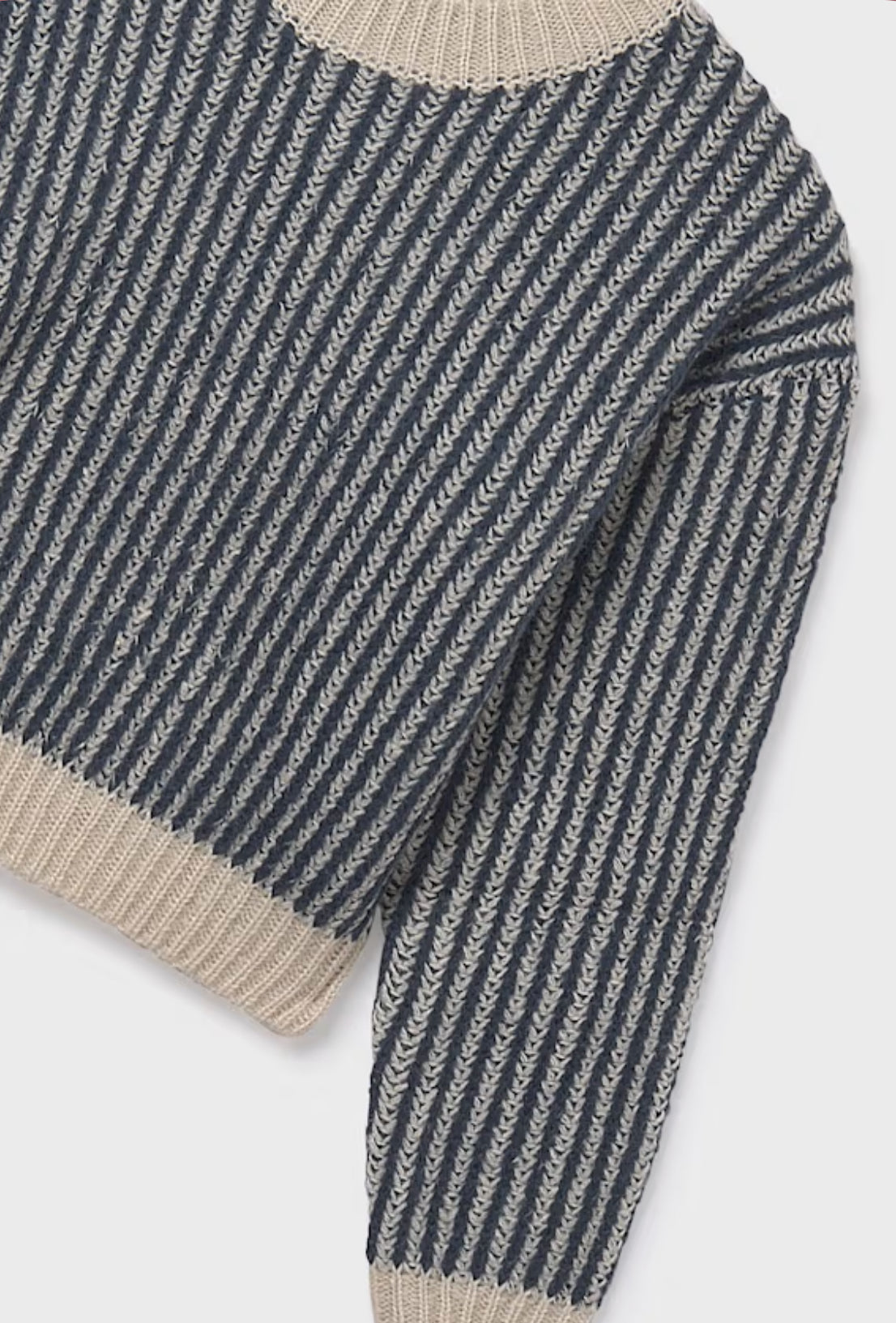 Girl Knit Sweater-Petroleum