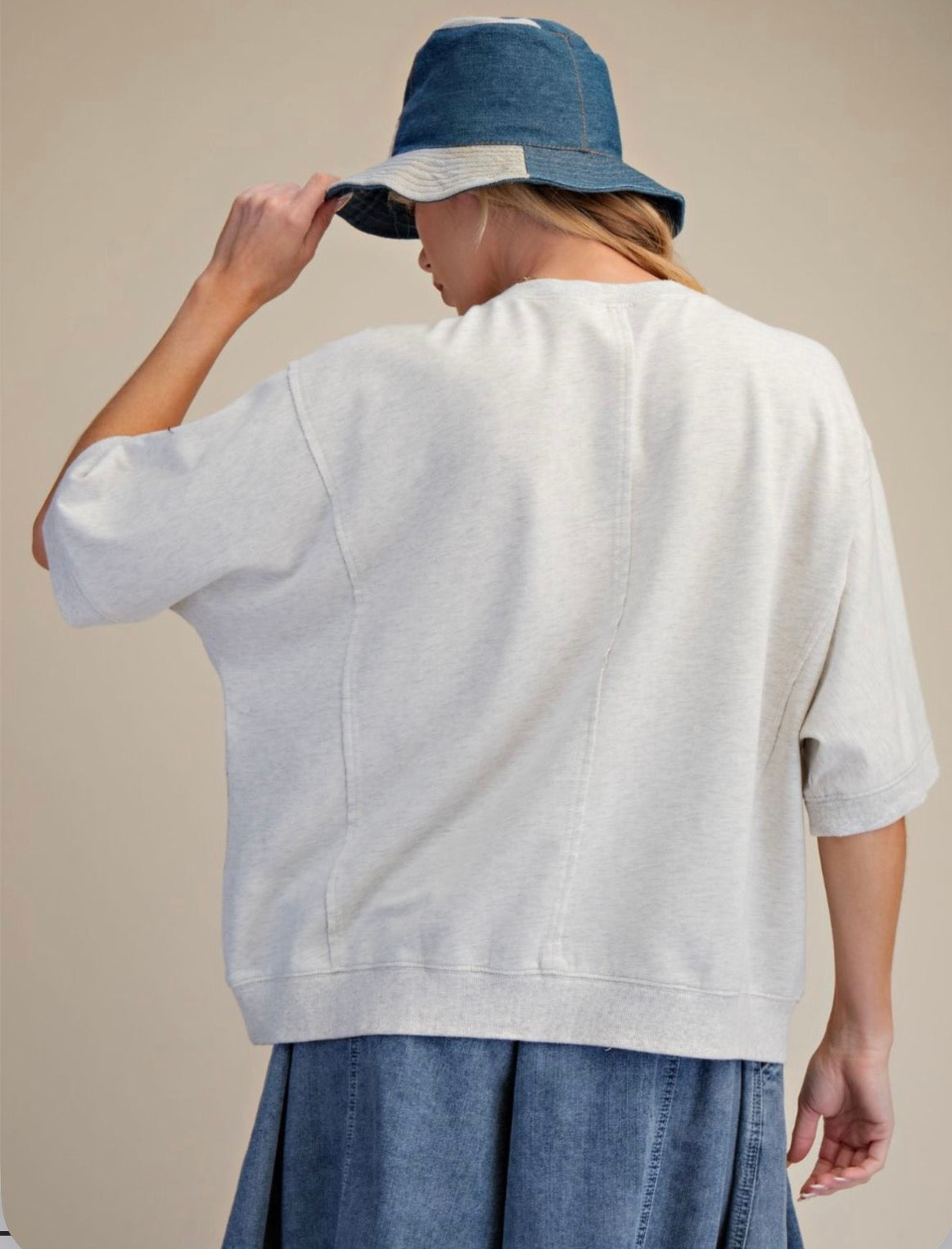 USA PATCH WASHED TERRY TOP