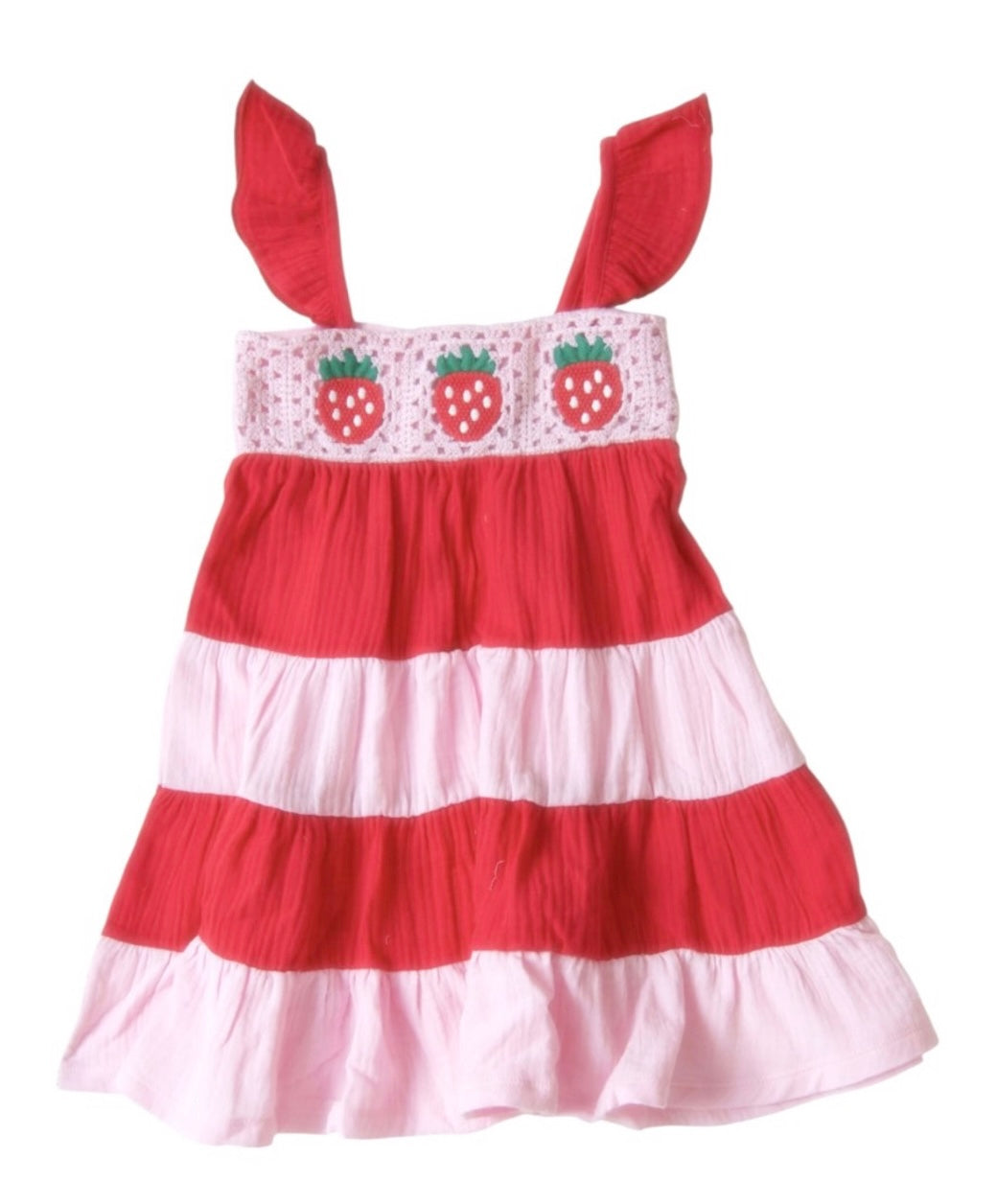 Crocheted Strawberry Dress