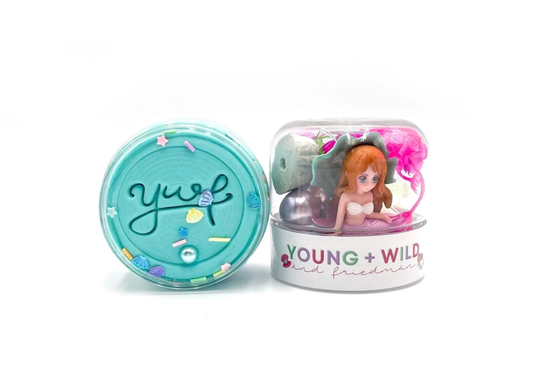 Mermaid Grab and Go Dough Jar