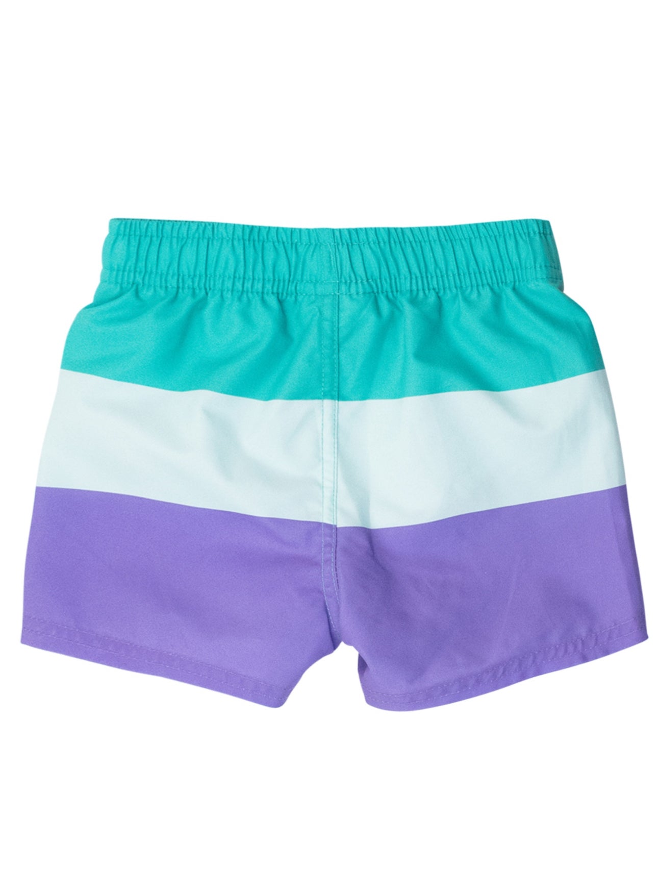 Swim Trunks Green Purple Colorblock
