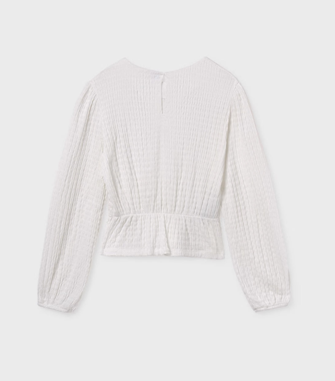 Girl Bow Top- Cream