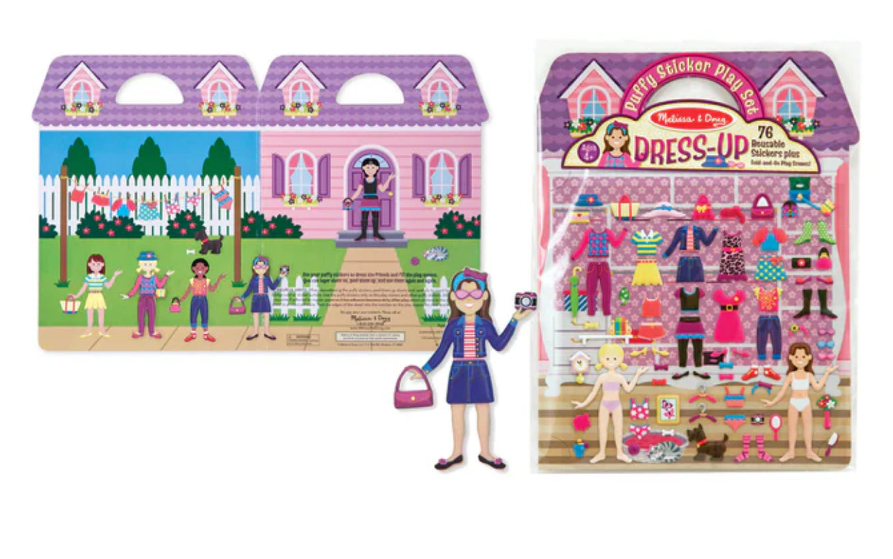 Puffy Sticker Activity Book - Dress-Up
