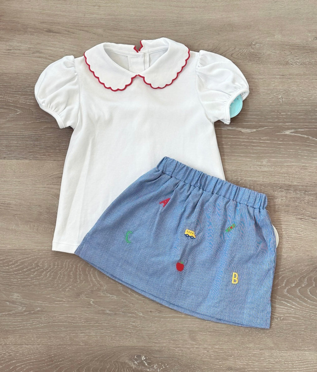 Kendall Collar Blouse S/S