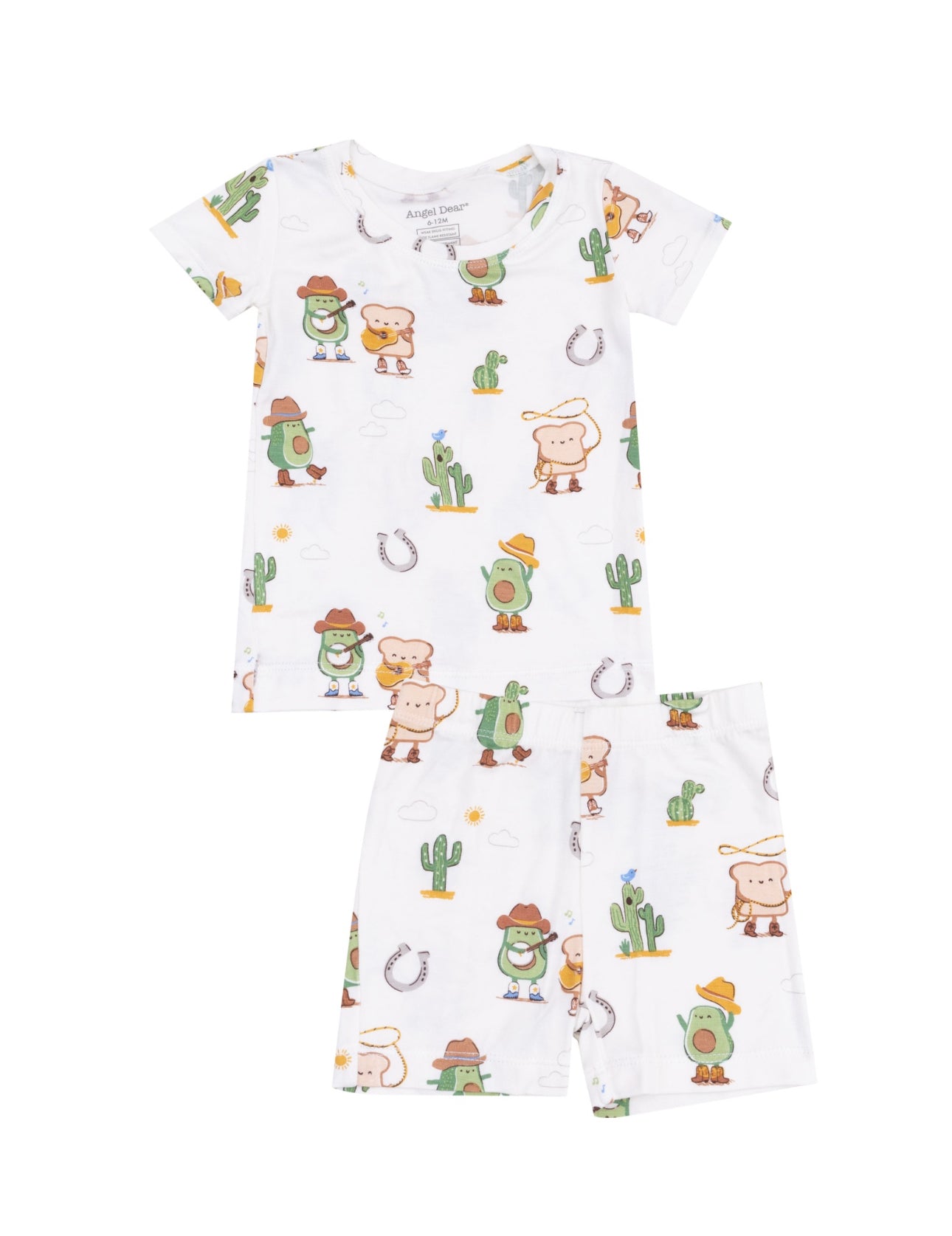 Avocado Toast Western Loungewear Short Set