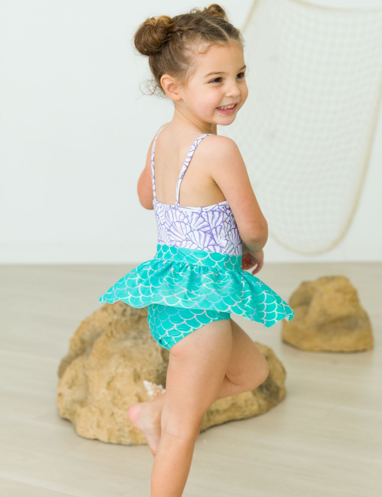 Big Bow Skirted One Piece -Magical Mermaid