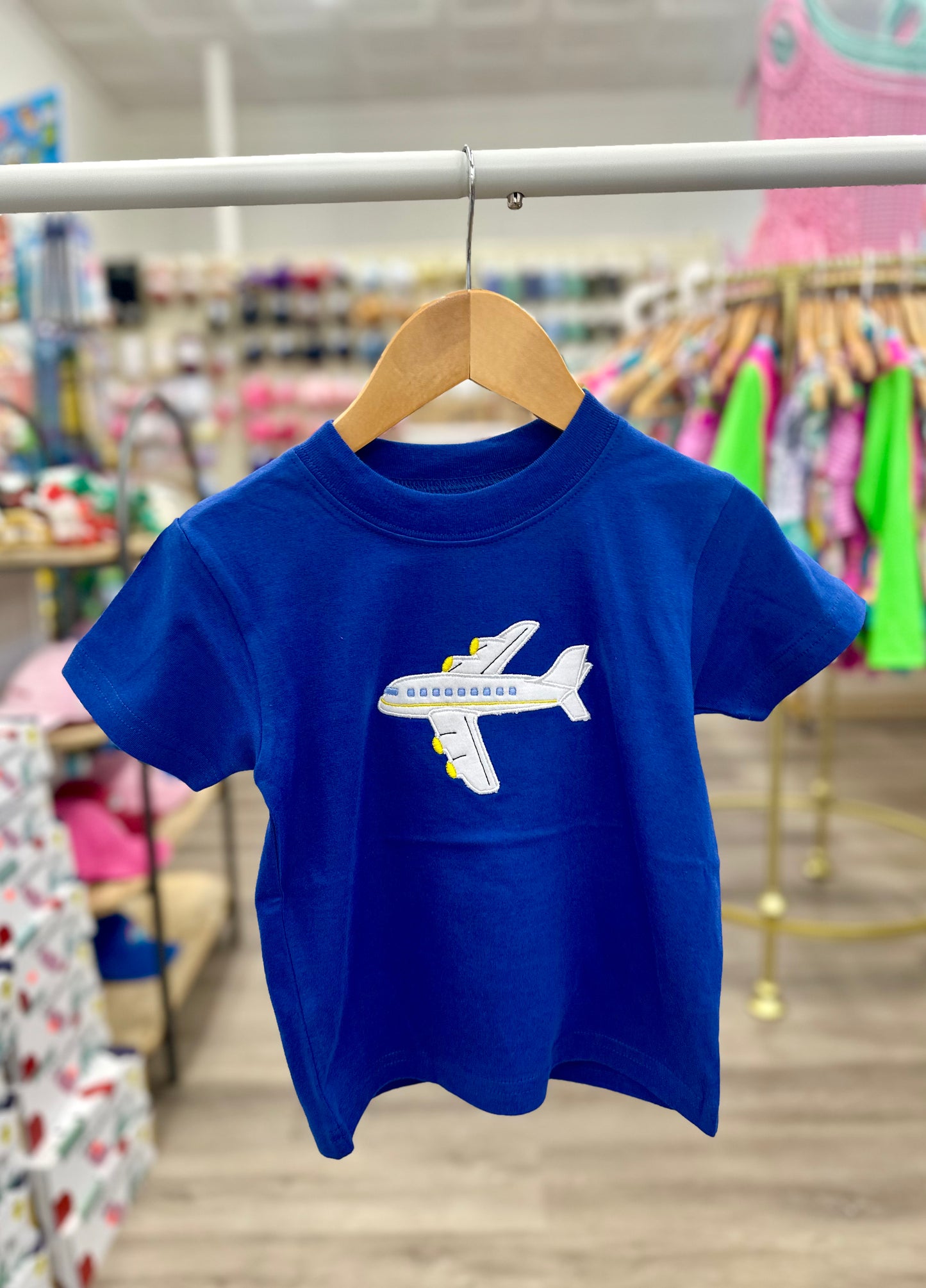 Airplane SS Tshirt, Royal