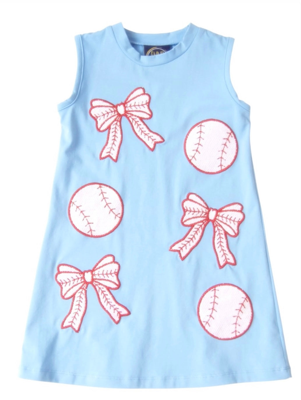 Baseball Applique Tank Dress