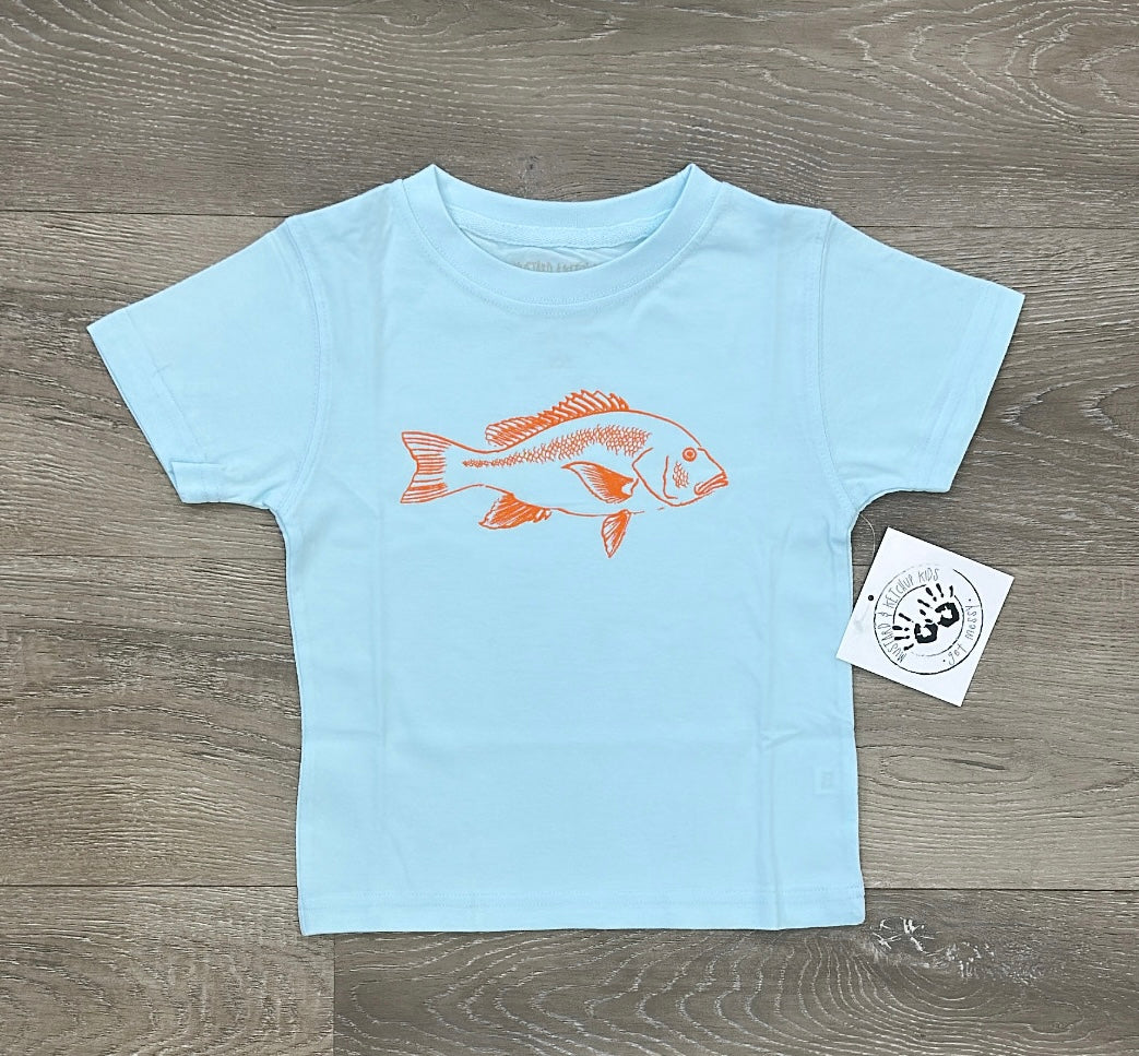 SS Light Blue Snapper T-Shirt