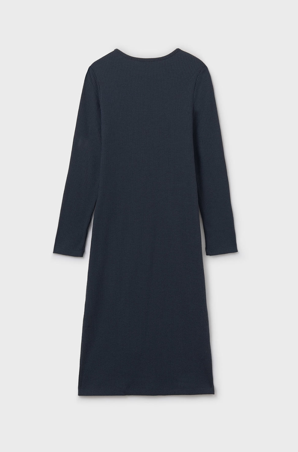 Girl Rib Knit Dress- Petroleum