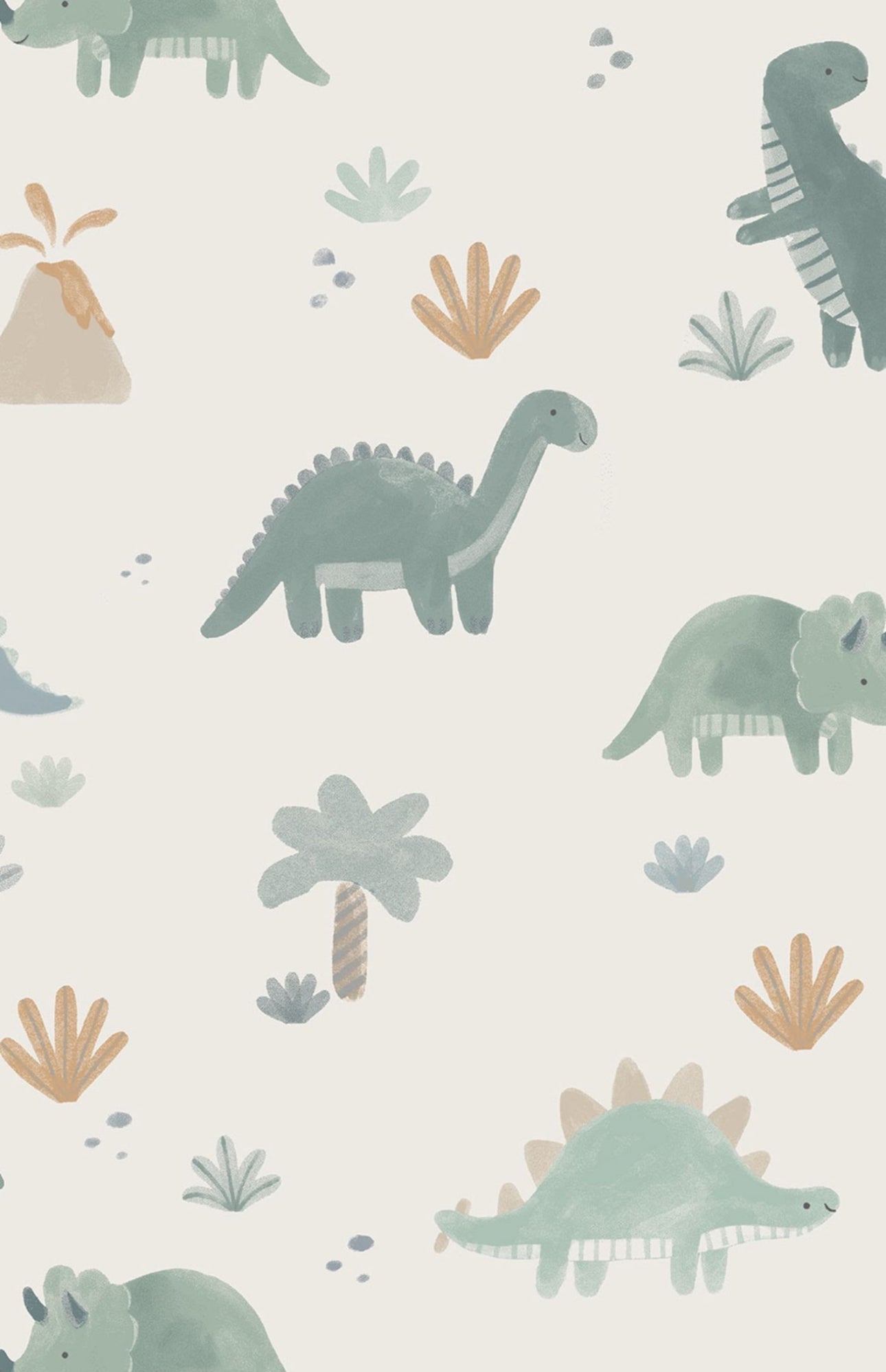 Soft Dinos French Terry Green Raglan Sweatshirt and Jogger Set