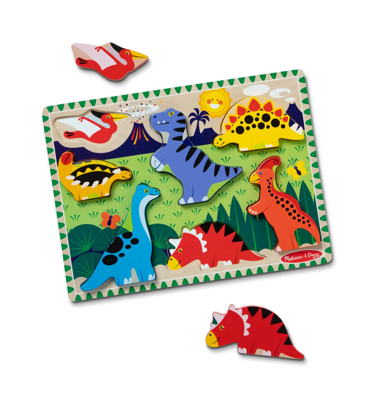 Dinosaurs Chunky Puzzle - 7 Pieces