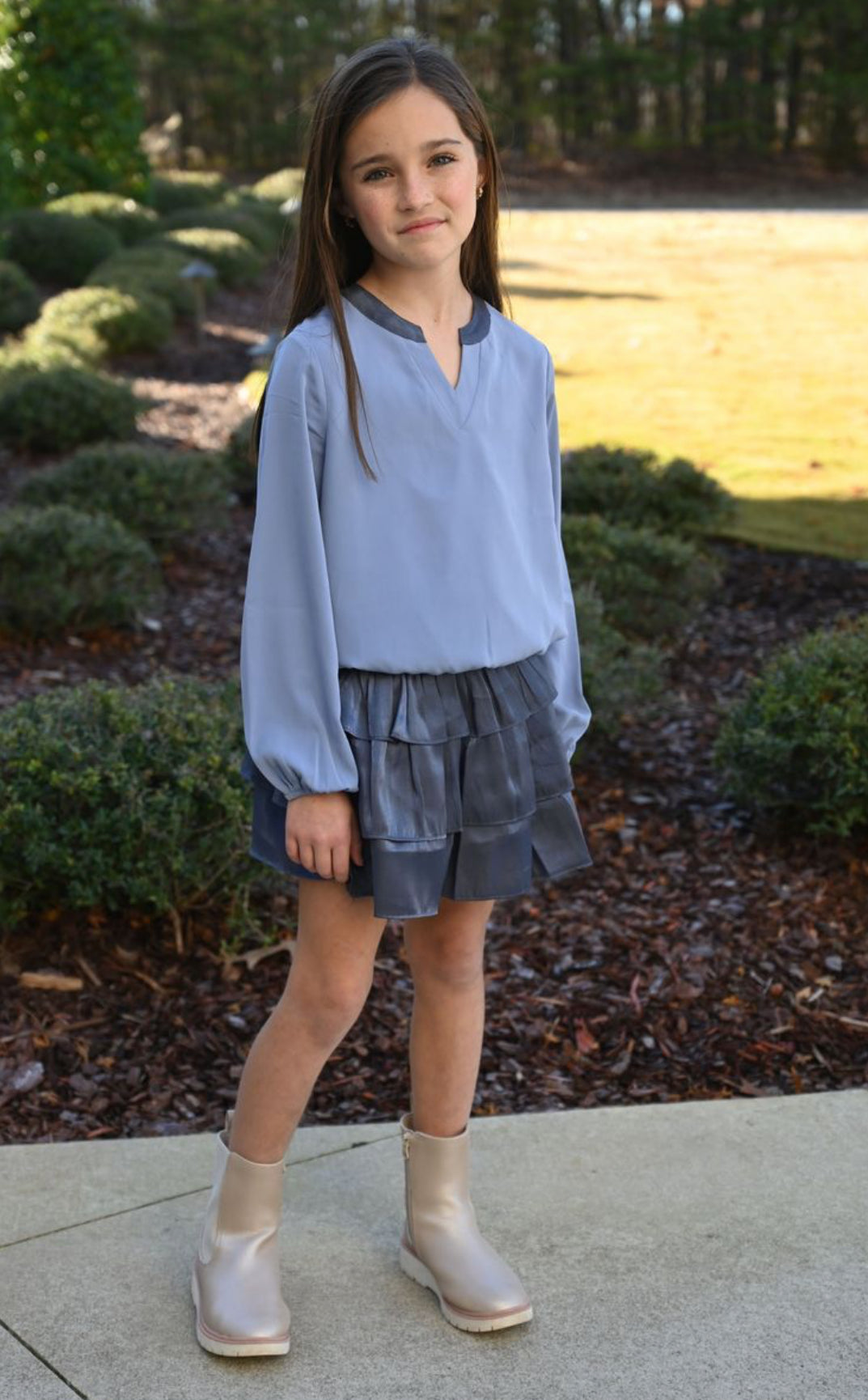 Luna Skirt Slate