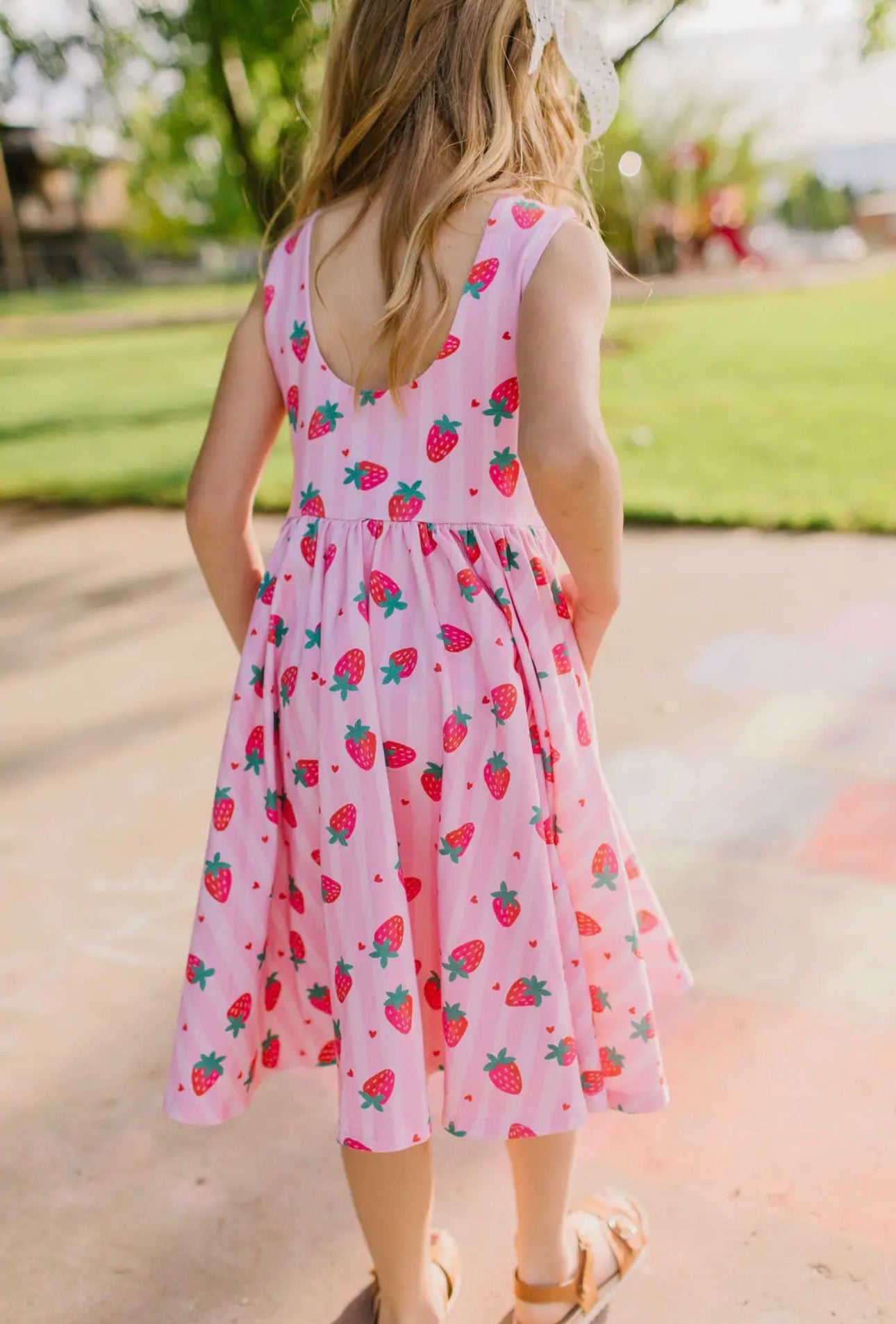 Tank Dress in Strawberry Dream