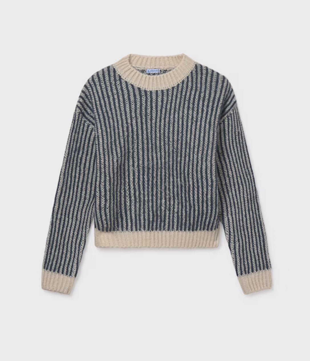 Girl Knit Sweater-Petroleum