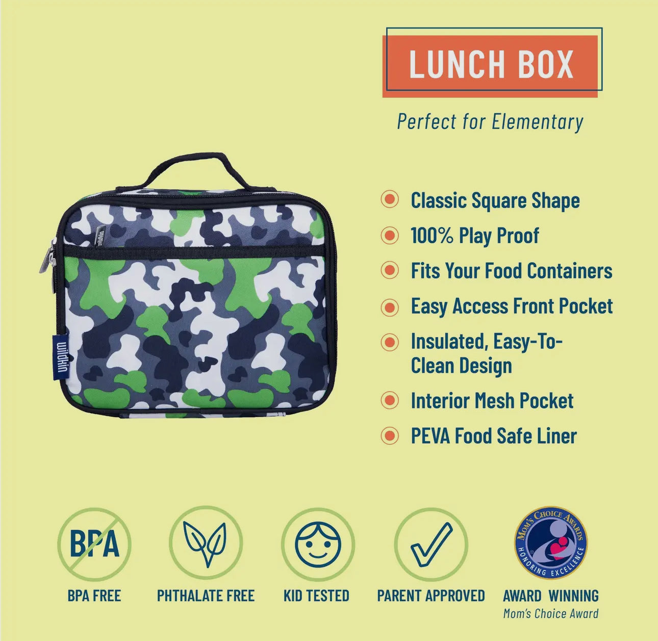 Green Camo Lunch Box