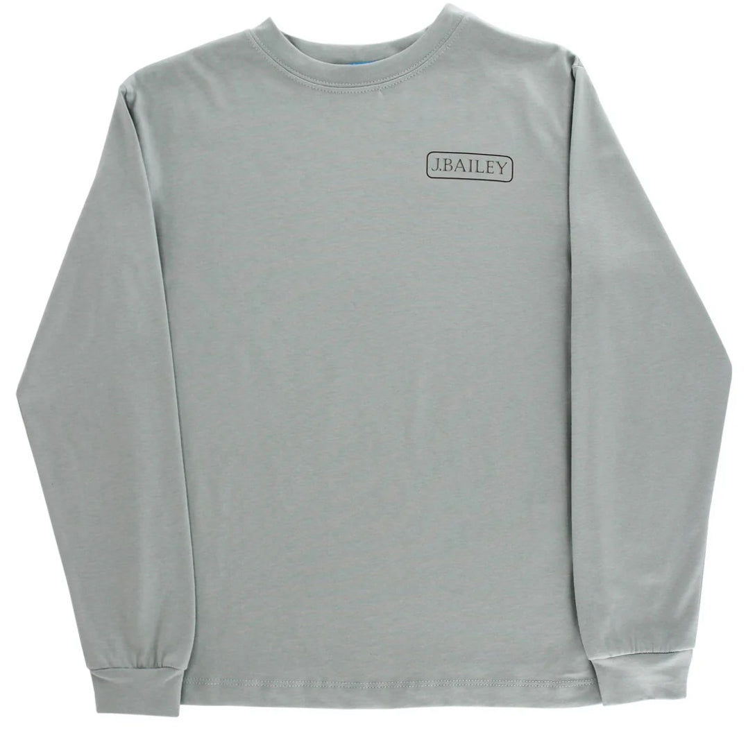 Long Sleeve Logo Tee - Turkey on Sage