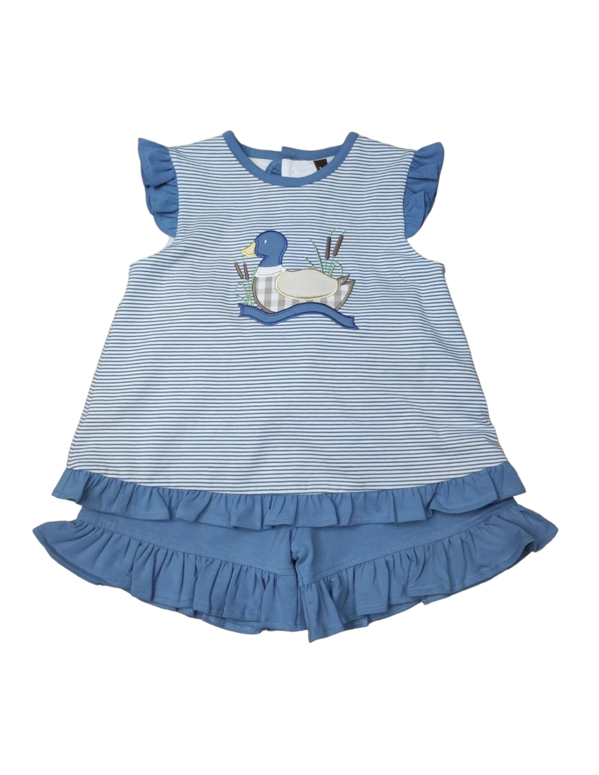 Mallard Duck Appliqué A/S Short Set