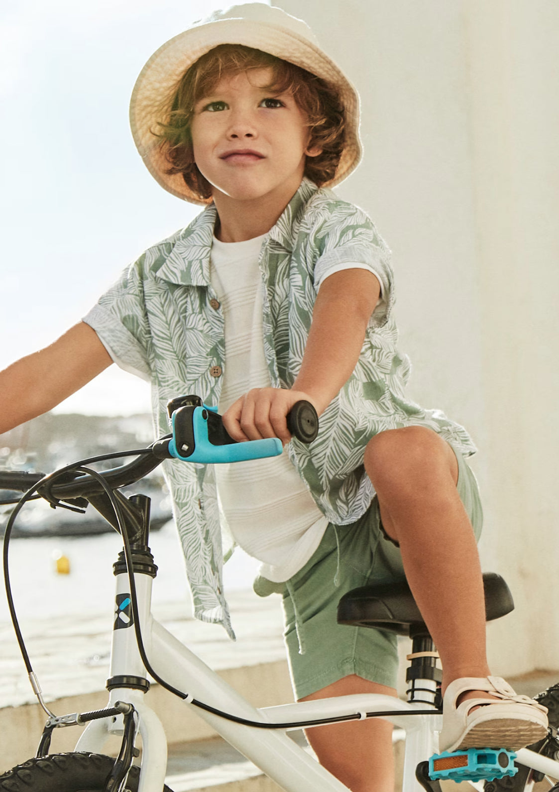 Boy Tropical Print Shirt