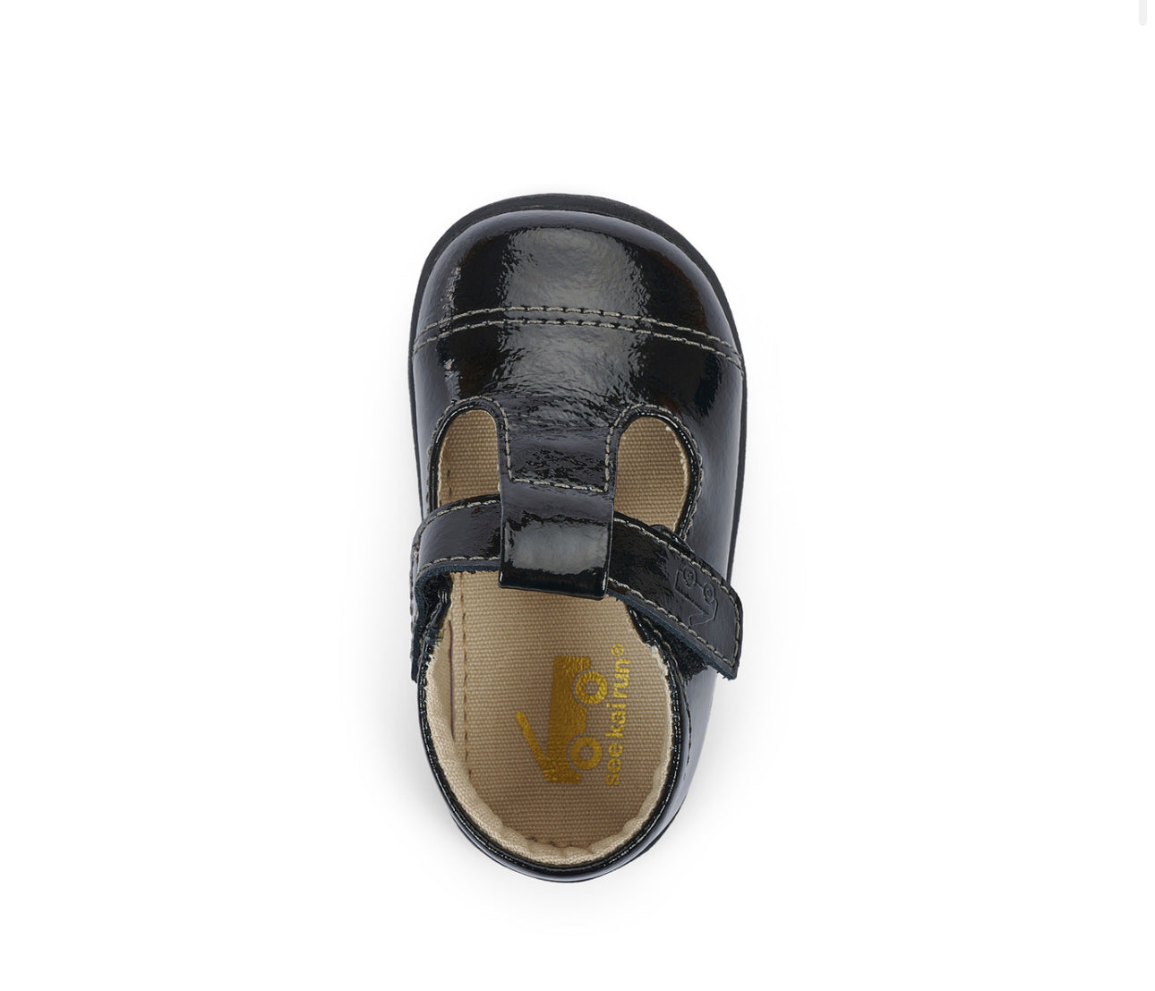 Bianca Mini Black Patent- First Walkers